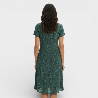Abito mini Verde Floreale donna