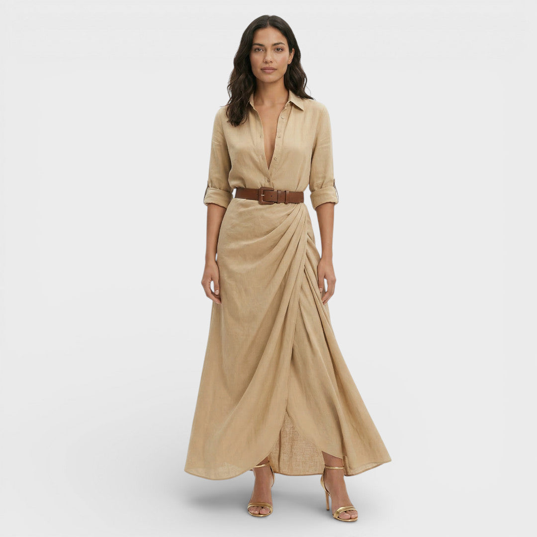 Abito chemisier Lungo donna Elegante