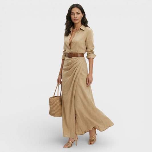 Abito chemisier Lungo donna Elegante