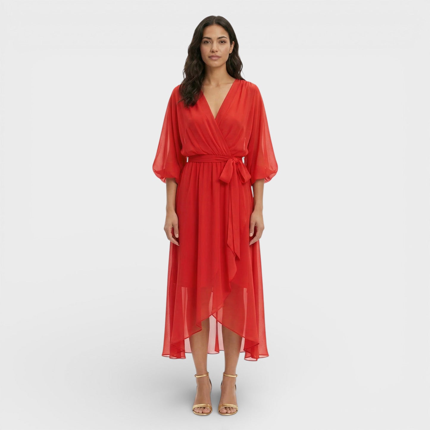 Abito Scollo Pico donna Elegante
