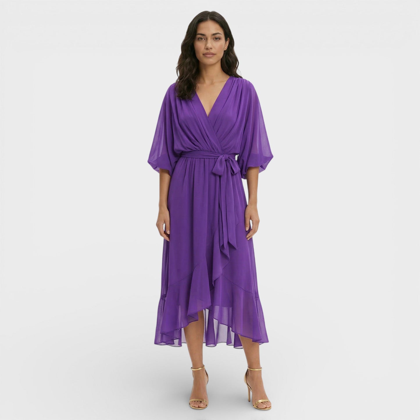 Abito Scollo Pico donna Elegante