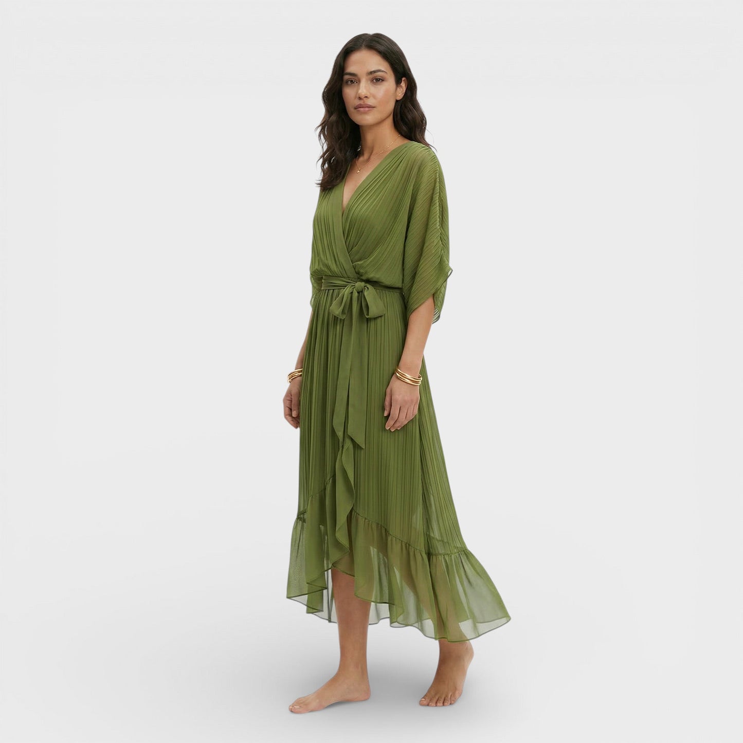 Abito Scollo Pico donna Elegante