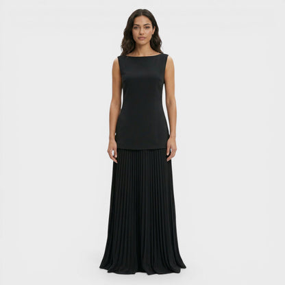 Completo Due pezzi Abito Plissettato