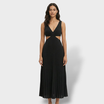 Abito midi Plissettato Elegante donna