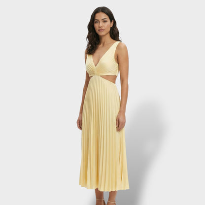 Abito midi Plissettato Elegante donna