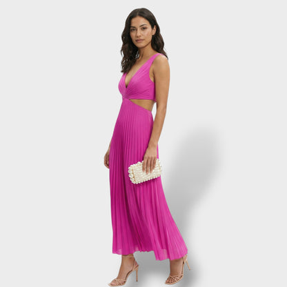 Abito midi Plissettato Elegante donna