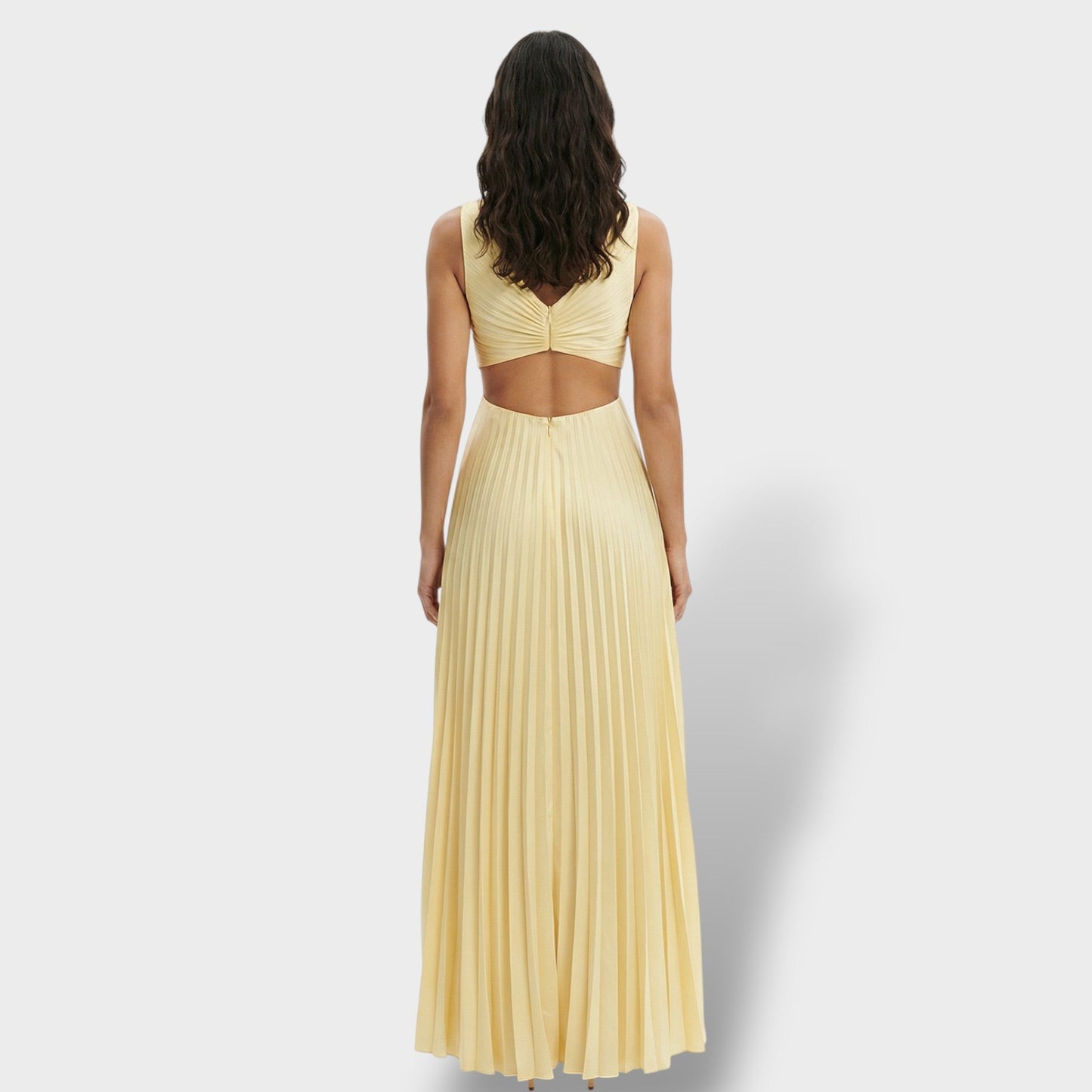 Abito midi Plissettato Elegante donna