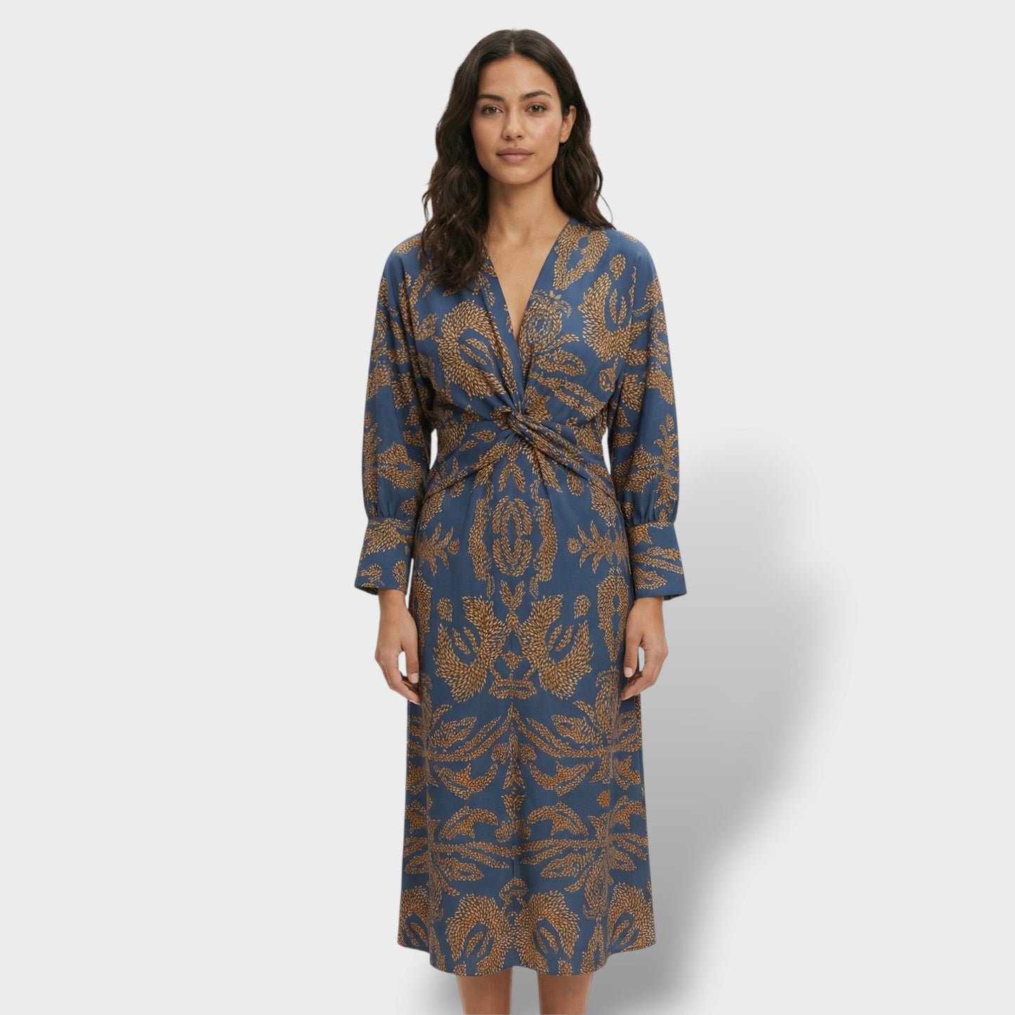 Abito midi Floreale Elegante donna