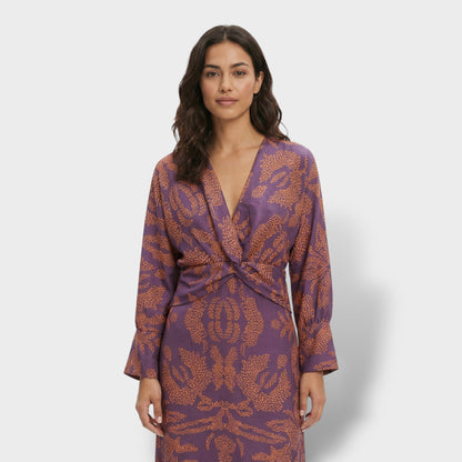 Abito midi Floreale Elegante donna