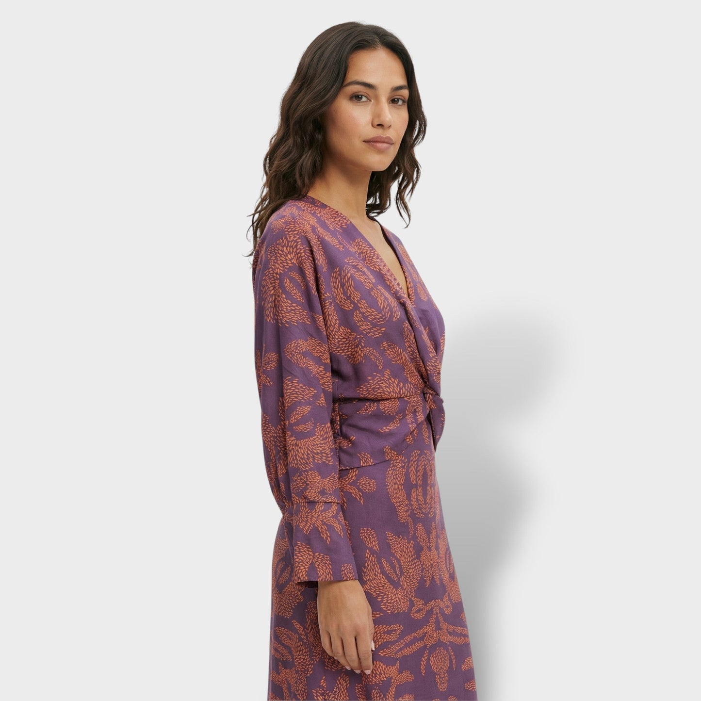 Abito midi Floreale Elegante donna