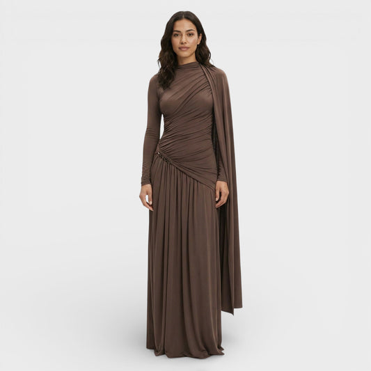 Abito lungo Elegante Plissettato