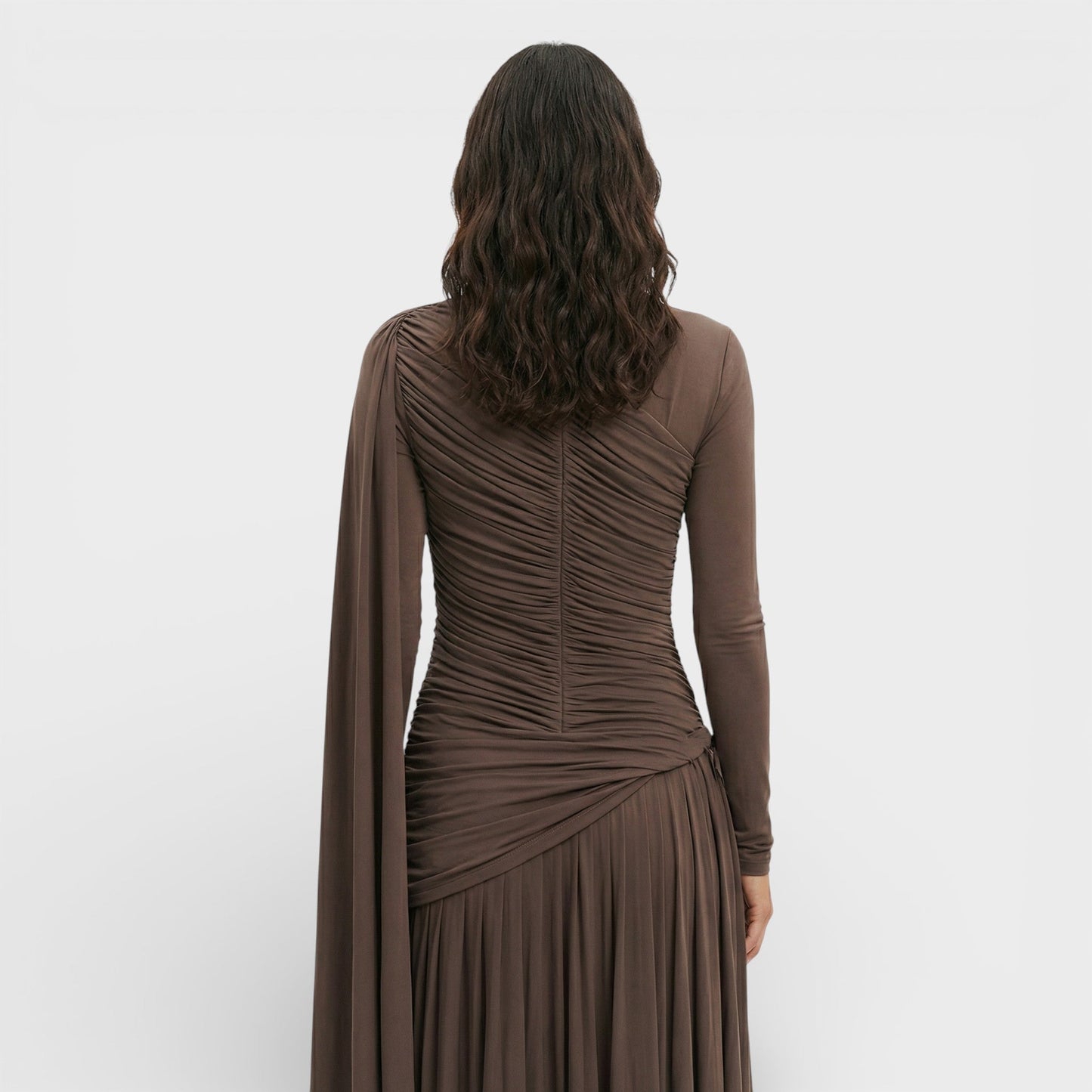 Abito lungo Elegante Plissettato