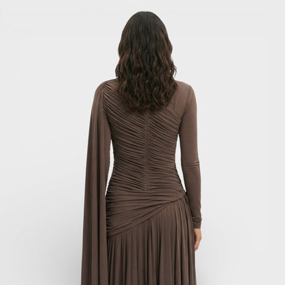 Abito lungo Elegante Plissettato