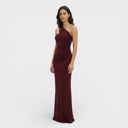 Abito maxi Halter Schiena Scoperta