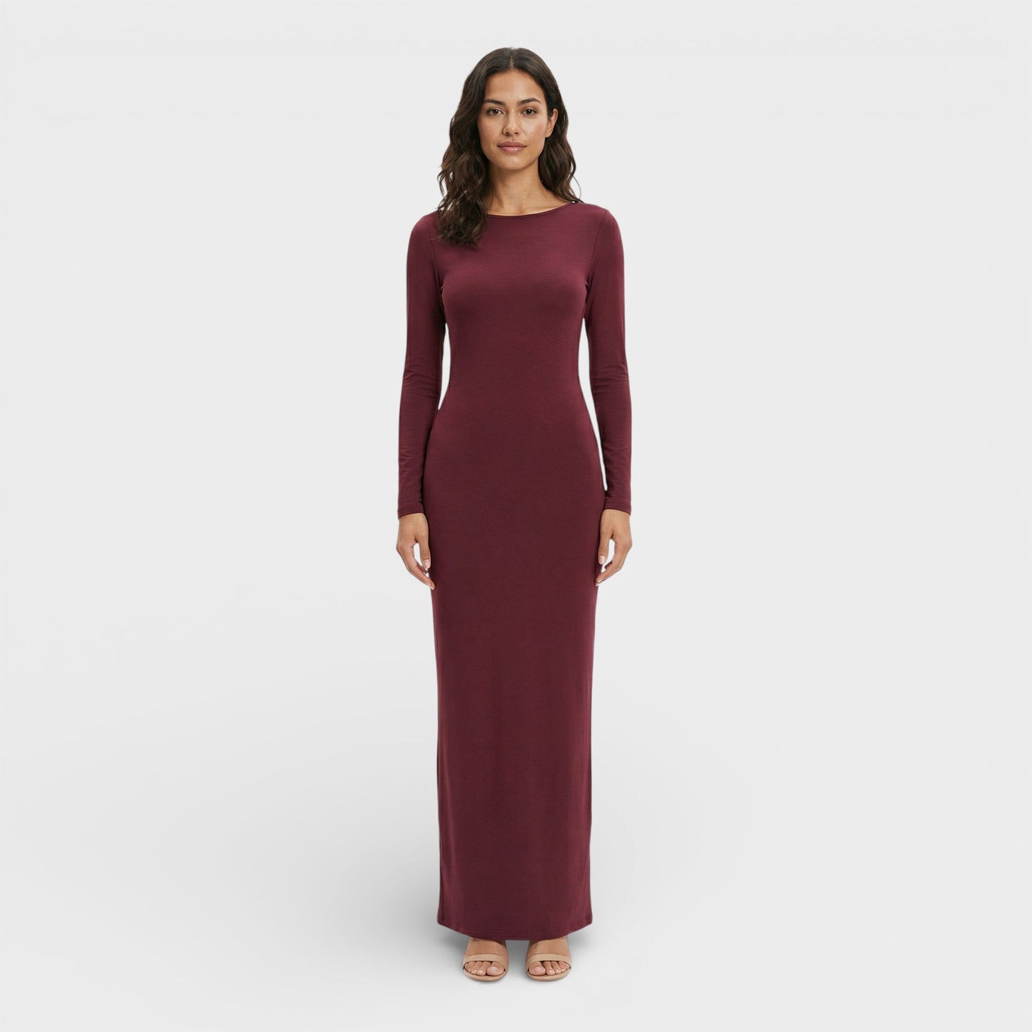 Abito maxi Schiena scoperta Elegante