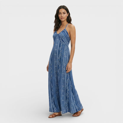 Abito lungo Boho Stampa etnico