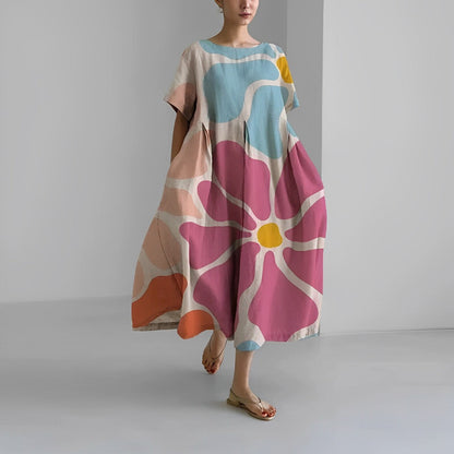 Adelia - Abito floreale boho