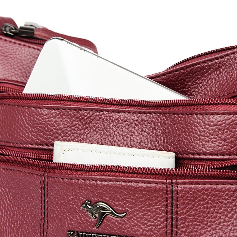 Evangeline | Borsa a Tracolla con Design Multistrato