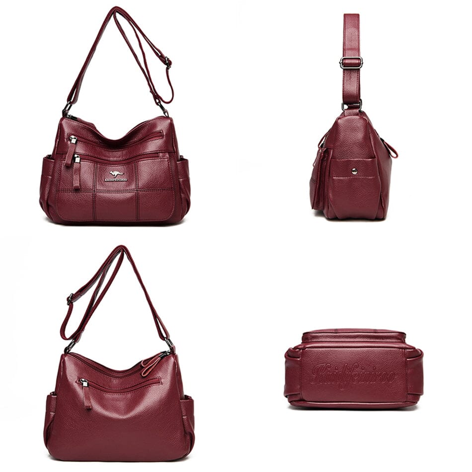 Evangeline | Borsa a Tracolla con Design Multistrato