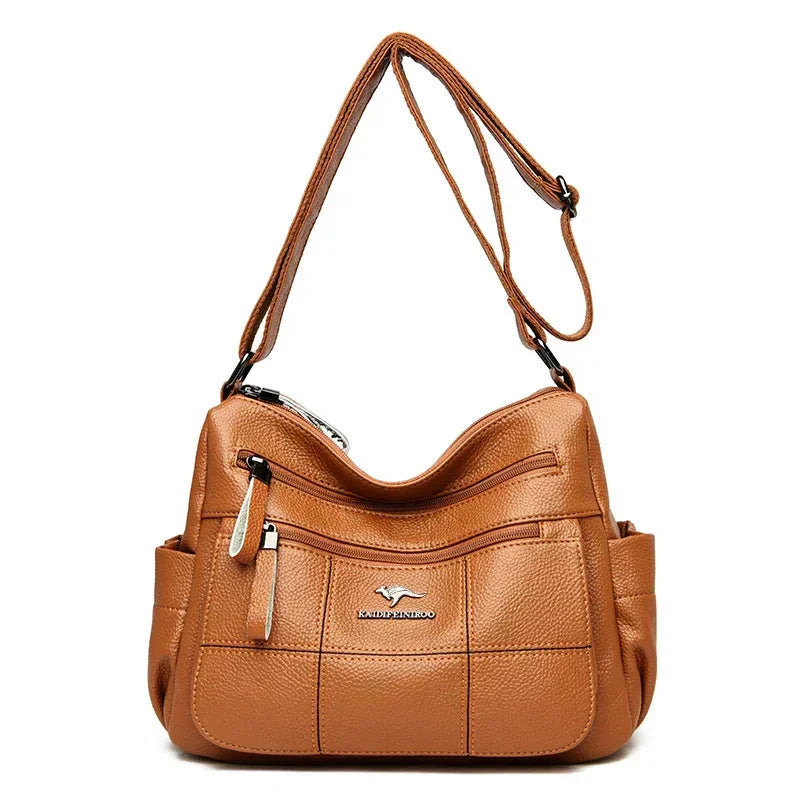 Evangeline | Borsa a Tracolla con Design Multistrato