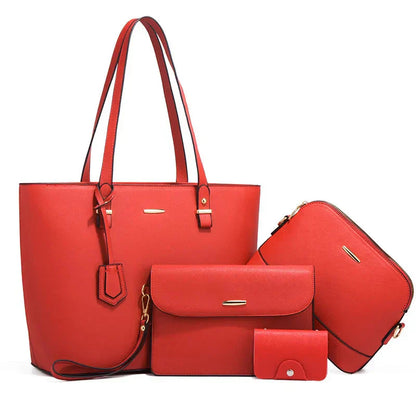 Ashby | Set borsa a mano e tracolla di pelle versatile di 3 Pezzi
