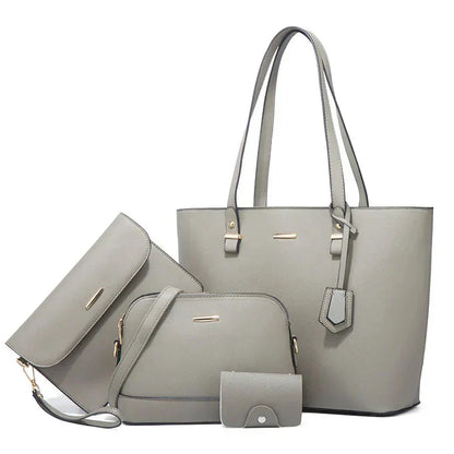 Ashby | Set borsa a mano e tracolla di pelle versatile di 3 Pezzi