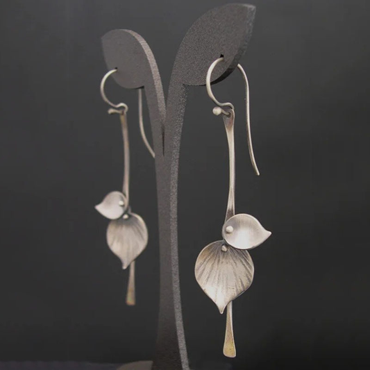 Lupera – Orecchini vintage a forma di foglia