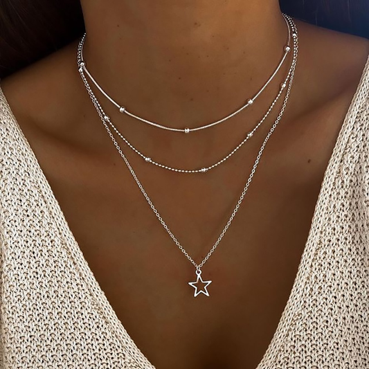 Cornel – Collana vintage con ciondolo a forma di stella