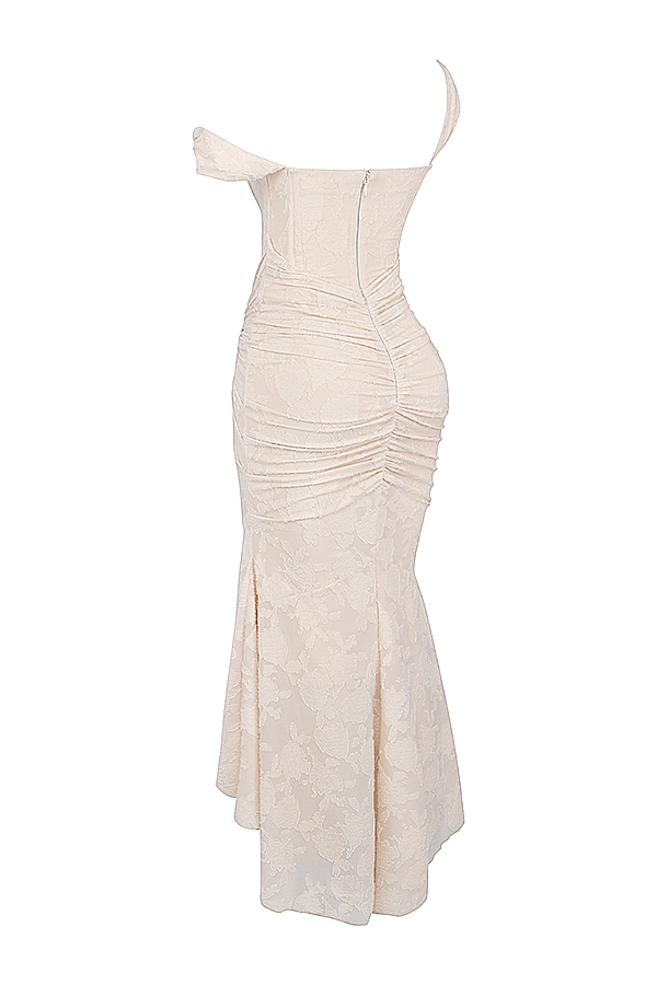 Dove - Abito Maxi di Pizzo Elegante e Aderente