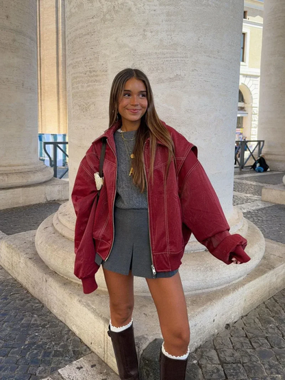 Giacca Oversize di Contraste - Vendita Limitata