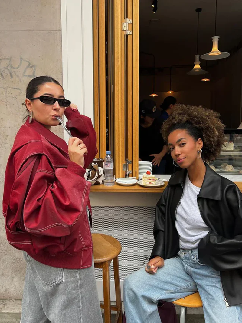 Giacca Oversize di Contraste - Vendita Limitata