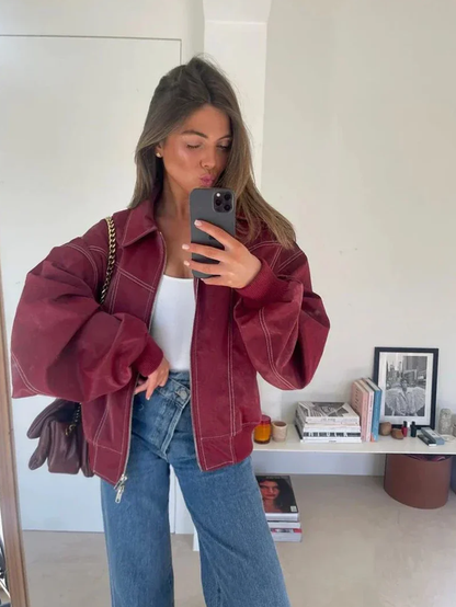 Giacca Oversize di Contraste - Vendita Limitata