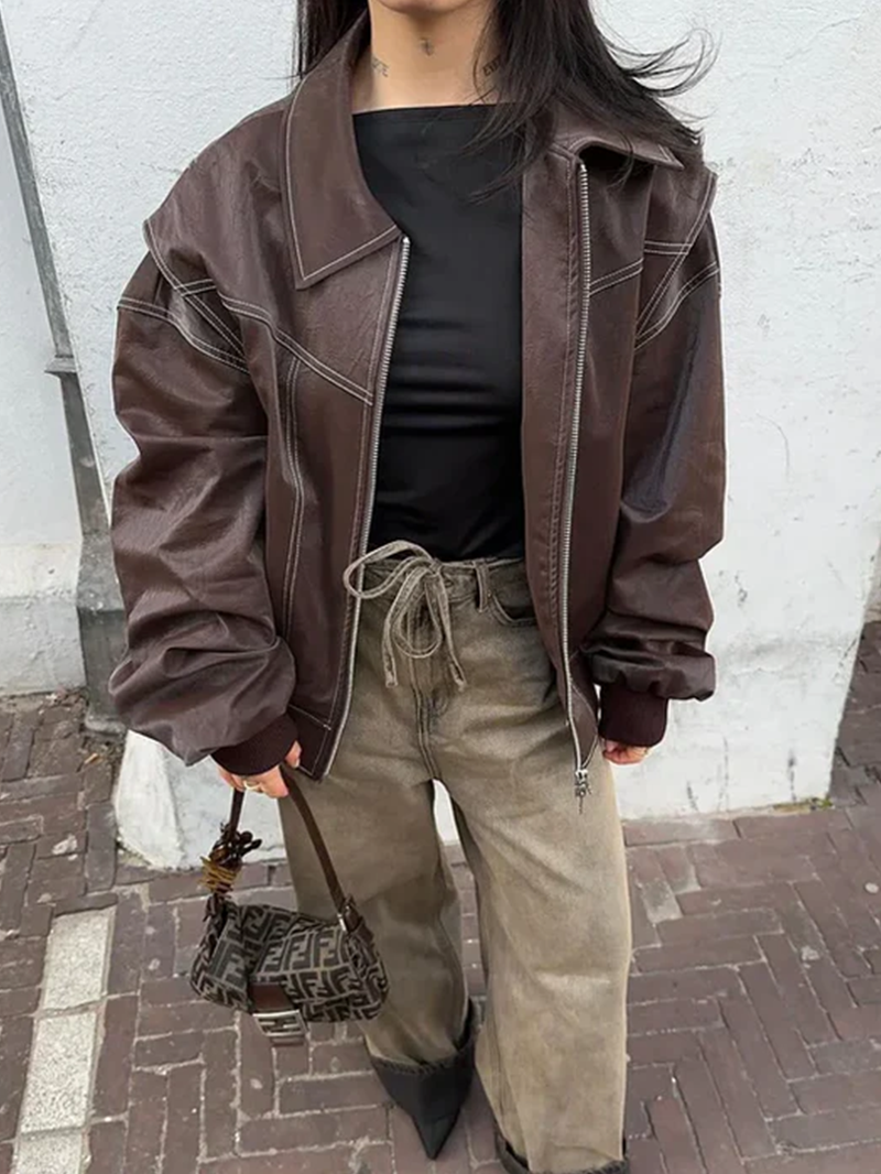 Giacca Oversize di Contraste - Vendita Limitata