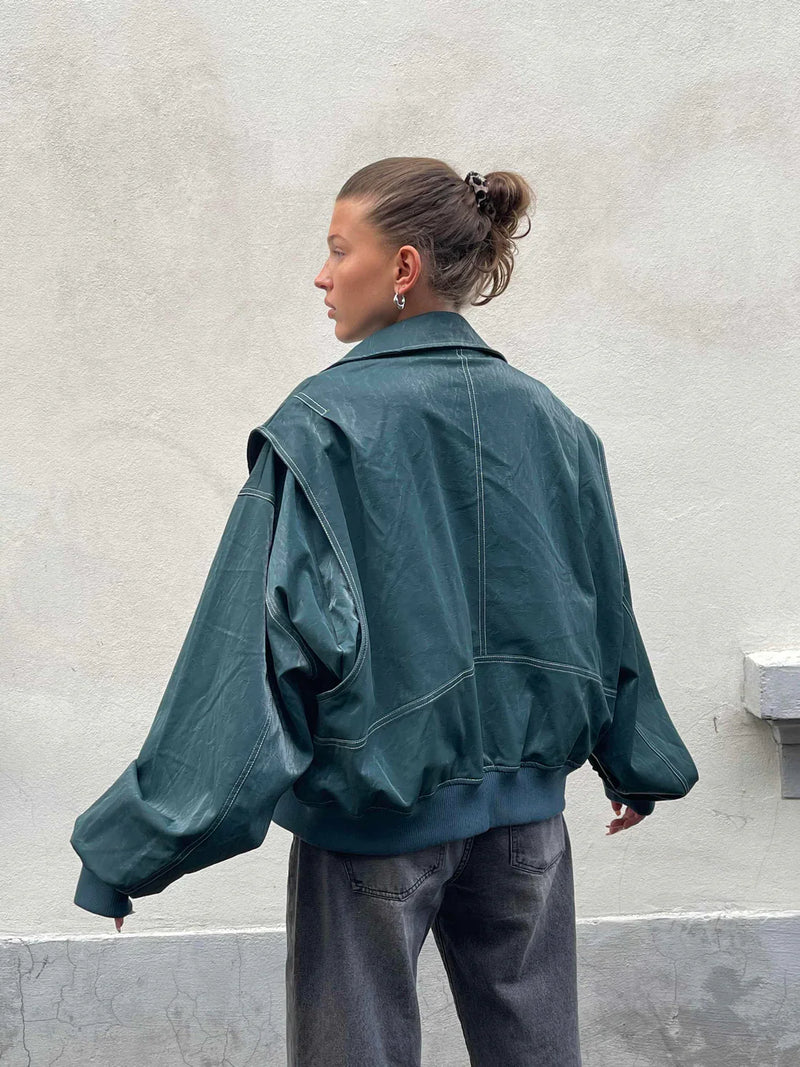 Giacca Oversize di Contraste - Vendita Limitata