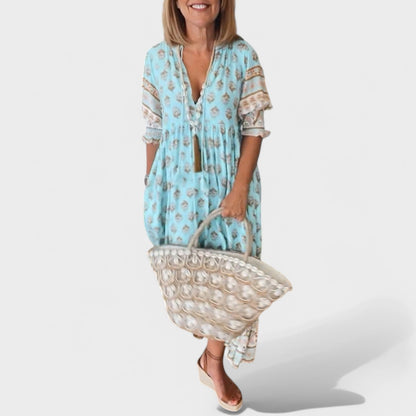 Marlena | Abito con scollo a V e Silhouette in A