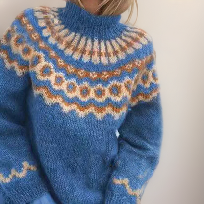 Olivia | Maglione a collo alto Caldo e morbido