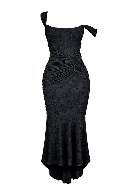 Dove - Abito Maxi di Pizzo Elegante e Aderente