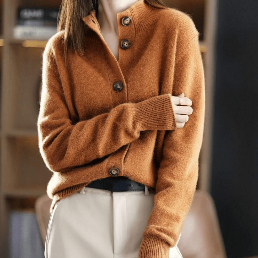 Anita - Cardigan in cachemire lavorato