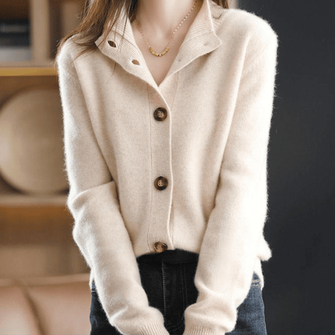 Annie™ | Gilet in cachemire Tessuto