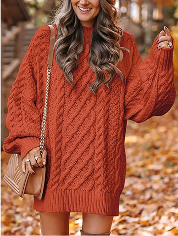 Chloé – Abito di Maglione Trenzado