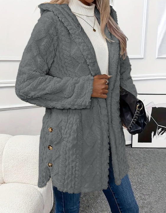 Chateau Elise™ | Cardigan con cappuccio di Felpa