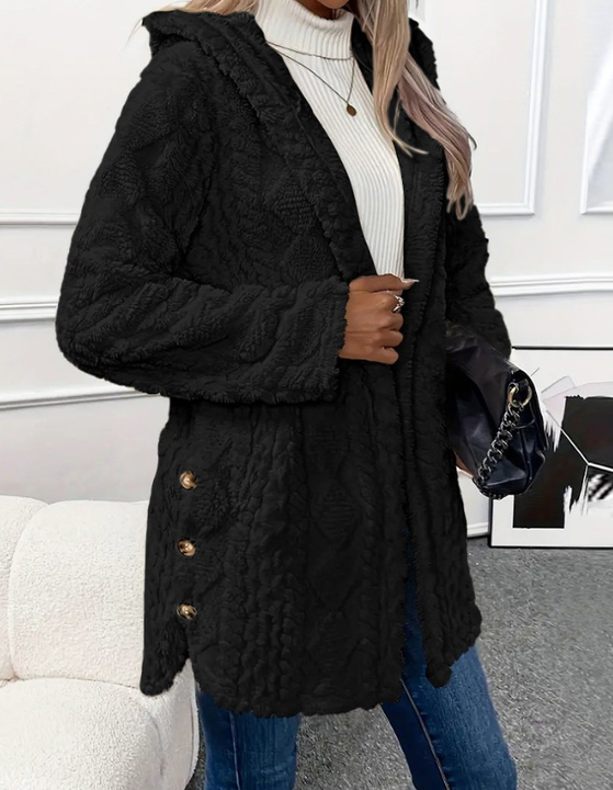 Chateau Elise™ | Cardigan con cappuccio di Felpa