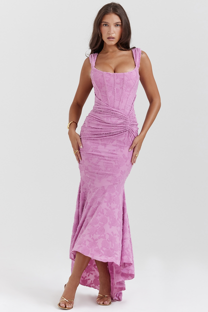 Dove - Abito Maxi di Pizzo Elegante e Aderente