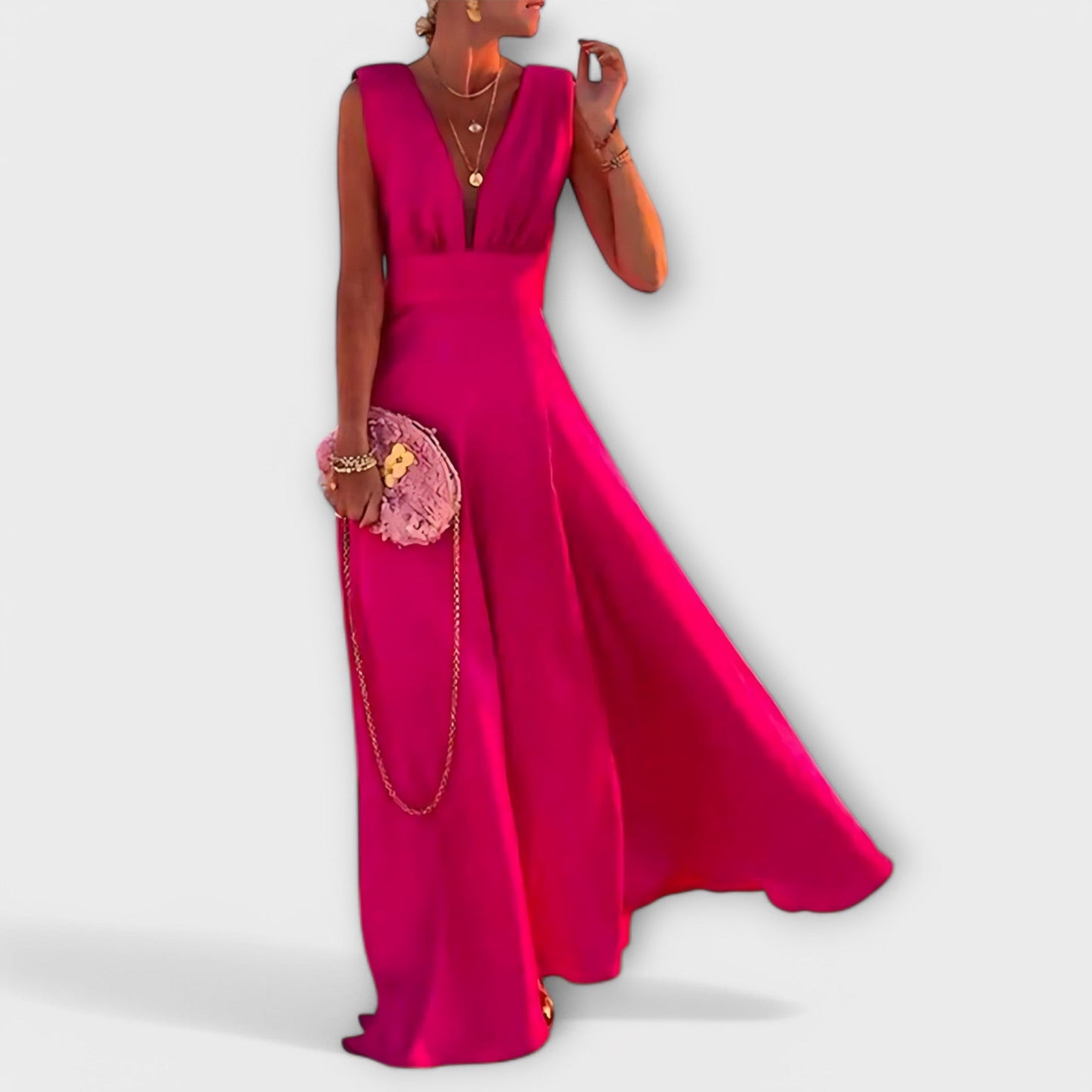 Abito Elegante Senza maniche da donna