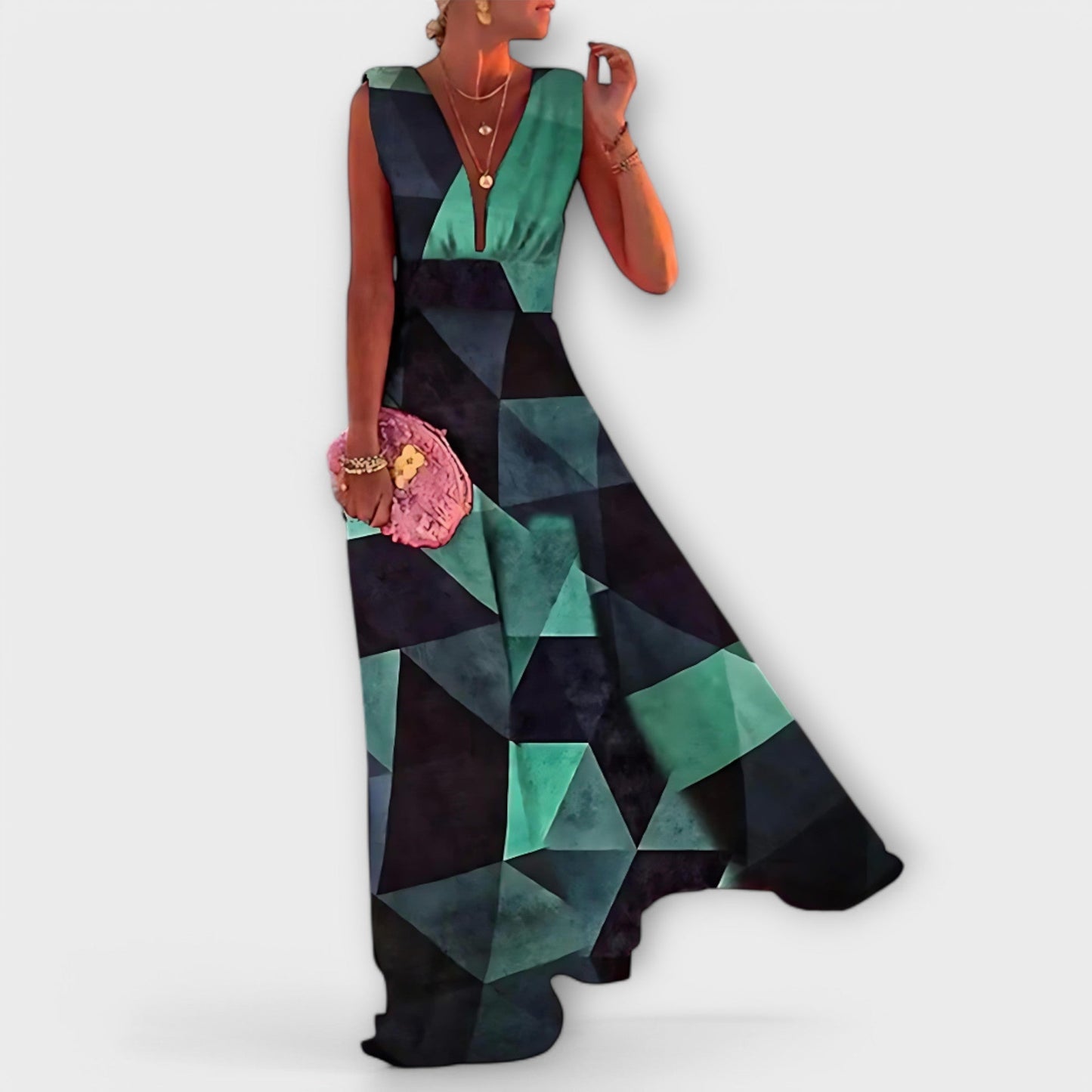 Abito Elegante Senza maniche da donna