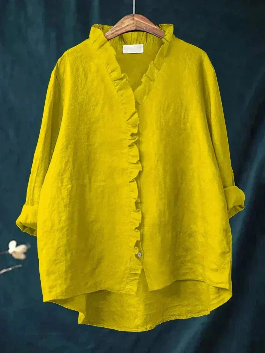 Blusa in lino Eline