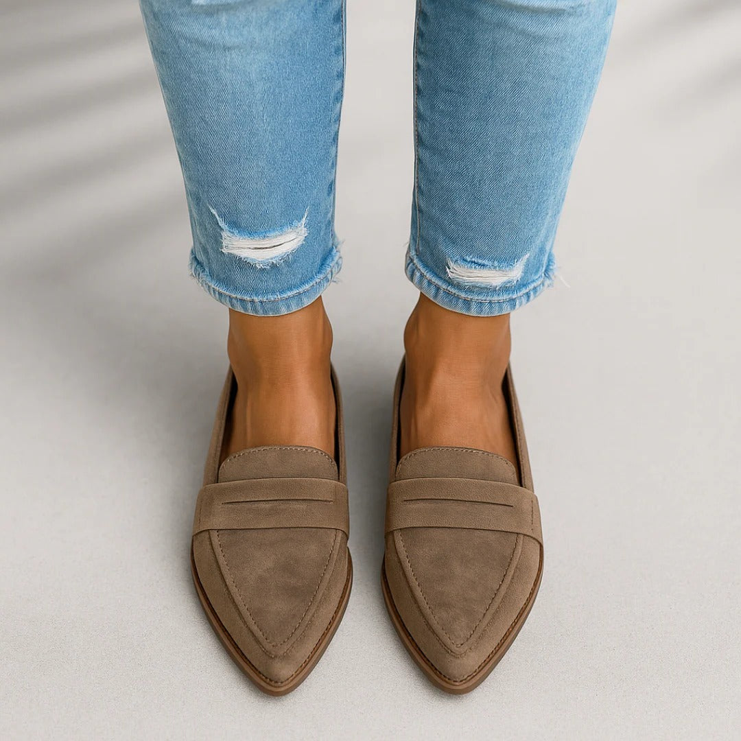 Annalise - Mocassini casual con punta afilada per donna