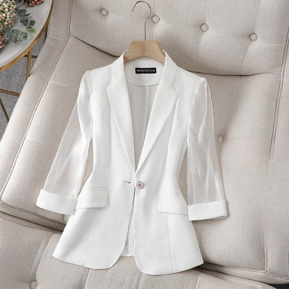 JOLINDE I BLAZER ELEGANTE CON MANICHE DI PIZZO