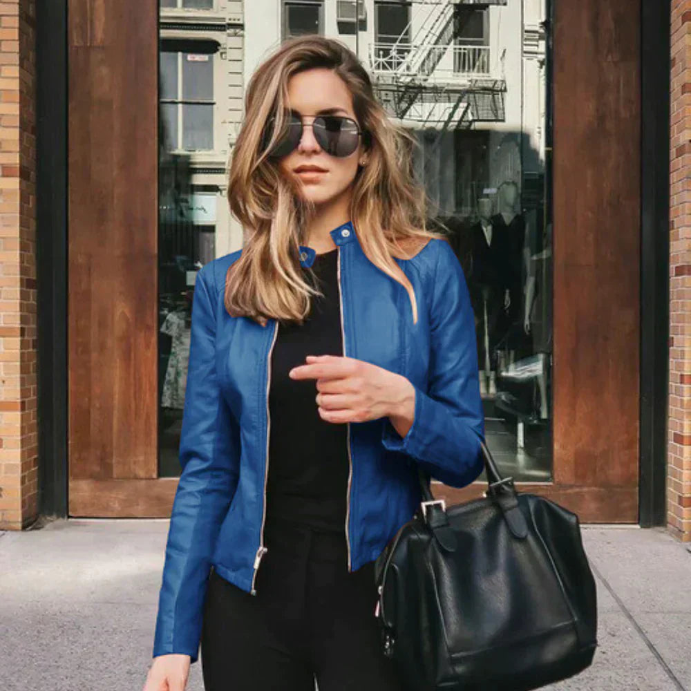Sophia - Giacca in pelle Italiana