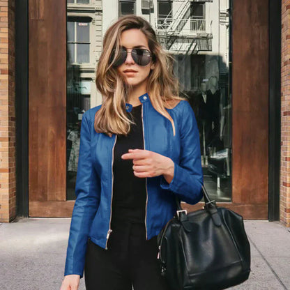 Sophia - Giacca in pelle Italiana